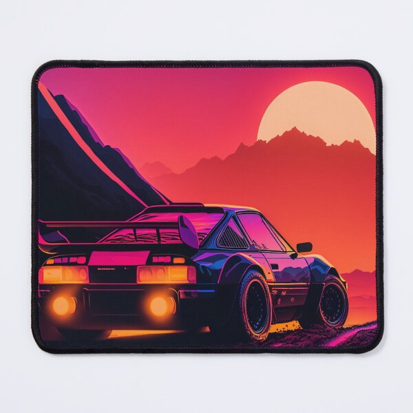 Item preview, Retro Synthwave Rally Racing 80s designed and sold by RESToRAPTOR.