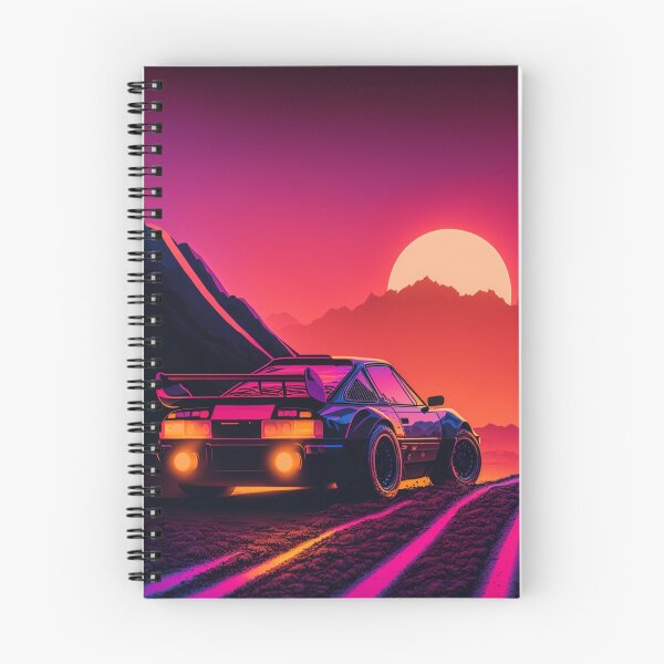 Item preview, Retro Synthwave Rally Racing 80s designed and sold by RESToRAPTOR.