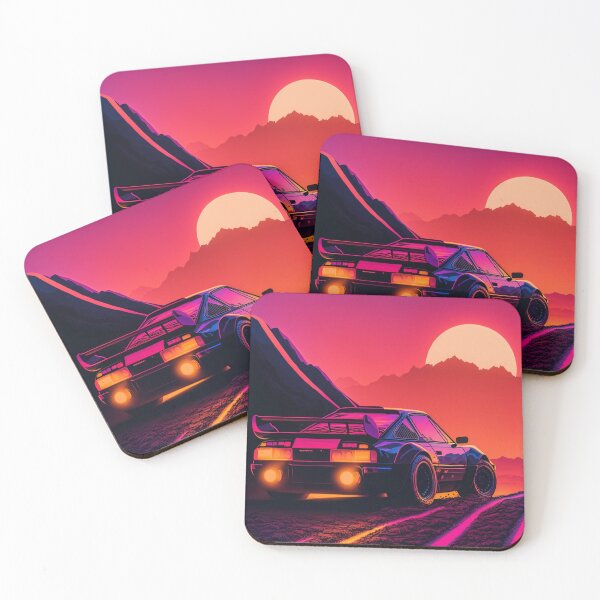 Item preview, Retro Synthwave Rally Racing 80s designed and sold by RESToRAPTOR.