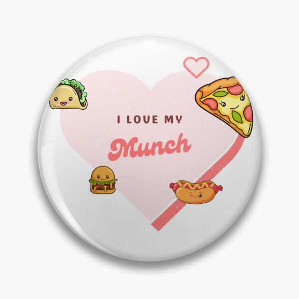 Item preview, I Love My Munch Cartoon Food Smile Fun designed and sold by GSquaredDesigns.