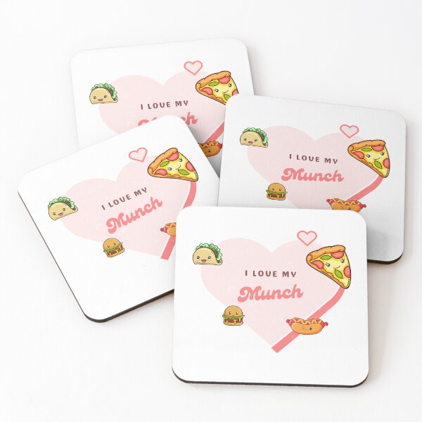 Item preview, I Love My Munch Cartoon Food Smile Fun designed and sold by GSquaredDesigns.