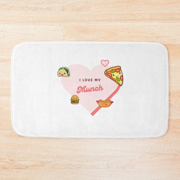 Item preview, I Love My Munch Dibujos animados Comida Sonrisa Diversión designed and sold by GSquaredDesigns.
