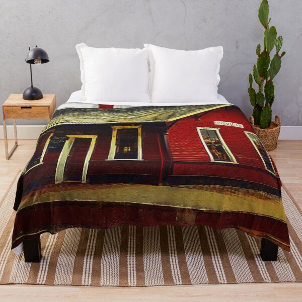 Item preview, Red Railroad Station designed and sold by KirtTisdale.
