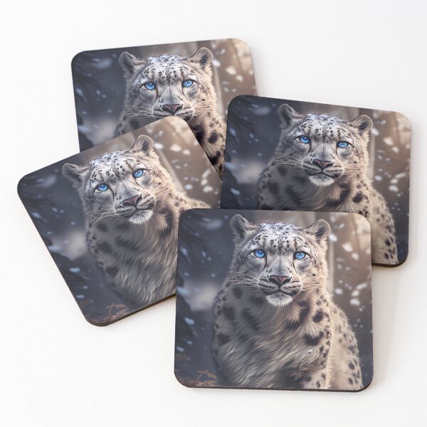 Item preview, Snow leopard in the winter forest V1 designed and sold by Danukie.