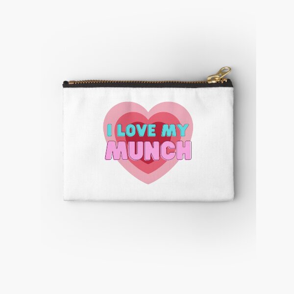 Item preview, I Love My Munch Block Letter Heart Pink designed and sold by GSquaredDesigns.