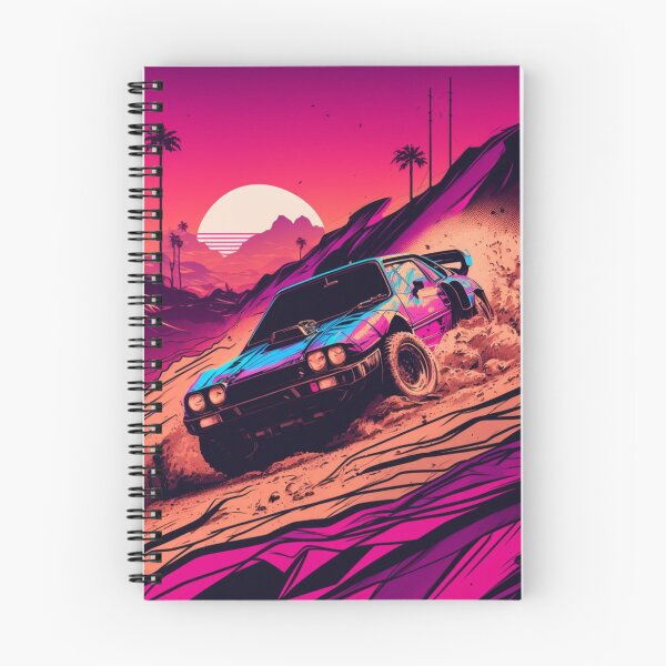 Item preview, Retro Synthwave Rally Desert Sport Car 80s designed and sold by RESToRAPTOR.