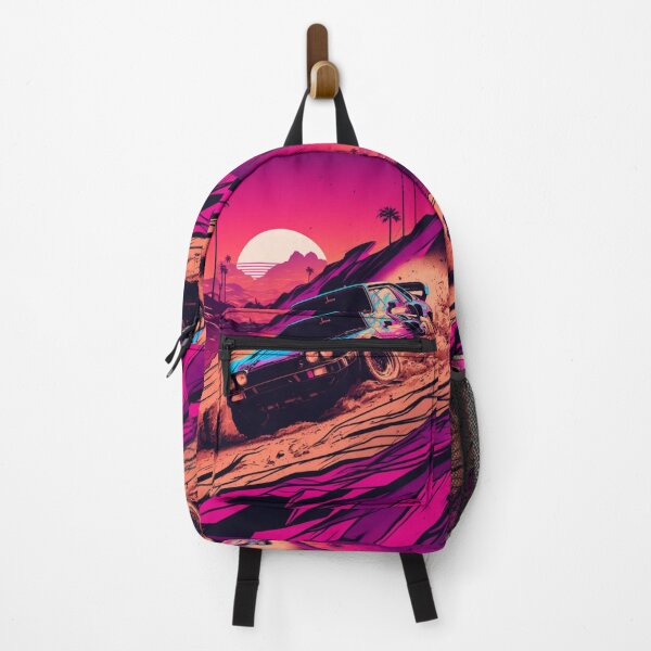 Item preview, Retro Synthwave Rally Desert Sport Car 80s designed and sold by RESToRAPTOR.