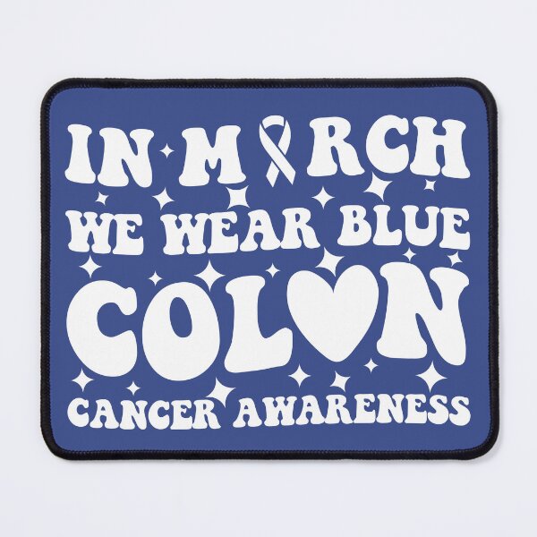 Item preview, In March We Wear Blue For Colon Cancer Awareness Heart designed and sold by BLZART.