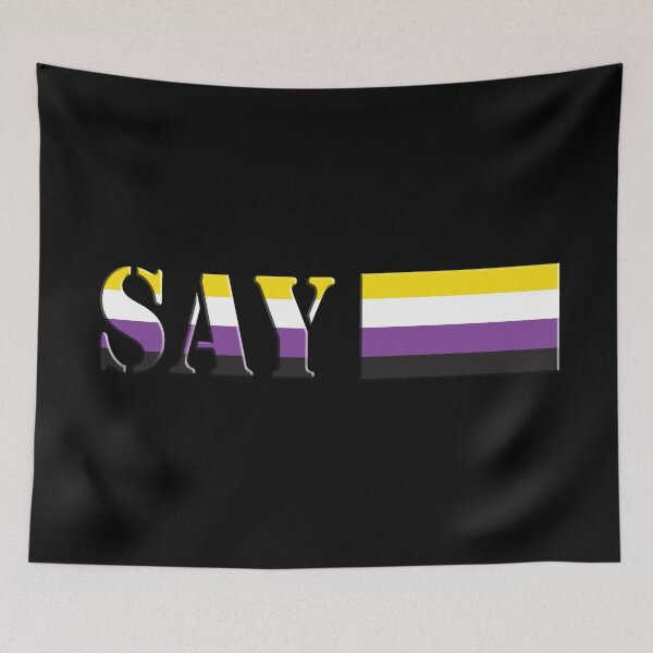 Item preview, Decir bandera no binaria designed and sold by TheirChoice.