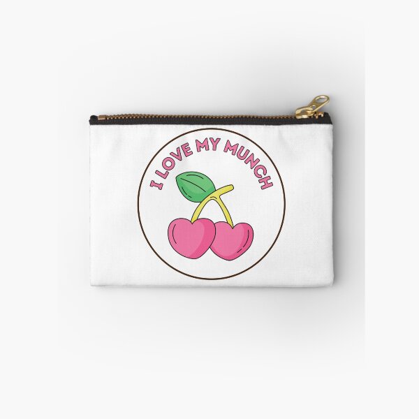 Item preview, I Love My Munch Cherry Wishbone Food Pink designed and sold by GSquaredDesigns.