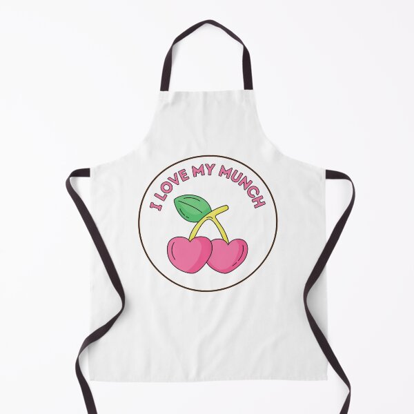Item preview, I Love My Munch Cherry Wishbone Food Pink designed and sold by GSquaredDesigns.