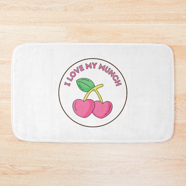 Item preview, I Love My Munch Cherry Wishbone Food Pink designed and sold by GSquaredDesigns.