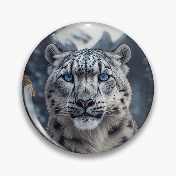 Item preview, Snow leopard in the winter forest V2 designed and sold by Danukie.