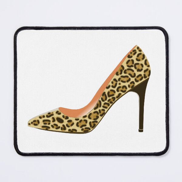 Item preview, Leopard Print High Heel Shoe designed and sold by DavidASmith.