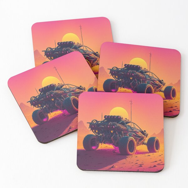 Item preview, Retro Synthwave Buggy Desert Racing 80s designed and sold by RESToRAPTOR.