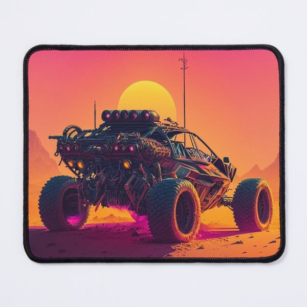 Item preview, Retro Synthwave Buggy Desert Racing 80s designed and sold by RESToRAPTOR.