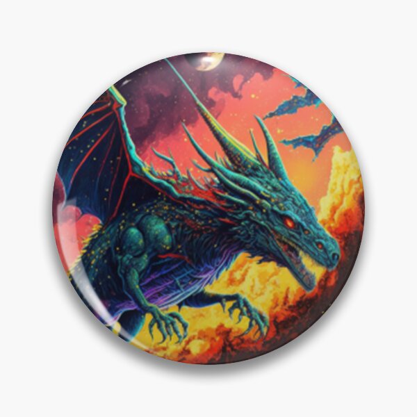 Item preview, Space dragon Sticker designed and sold by MichelLehmann.
