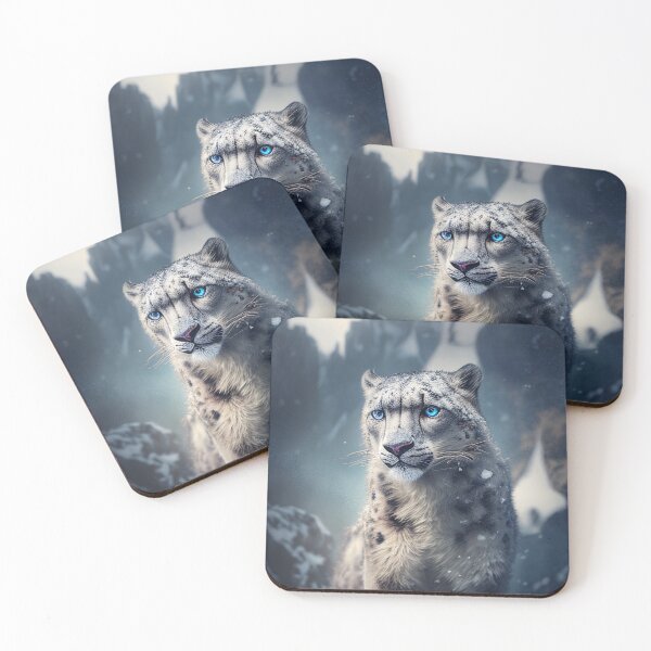 Item preview, Snow leopard in the winter forest V3 designed and sold by Danukie.