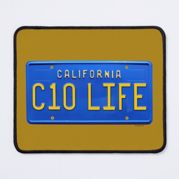 Item preview, C10 LIFE California 1970s blue license plate designed and sold by hotroddude.