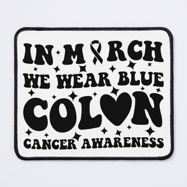 Item preview, In March We Wear Blue For Colon Cancer Awareness Heart designed and sold by BLZART.