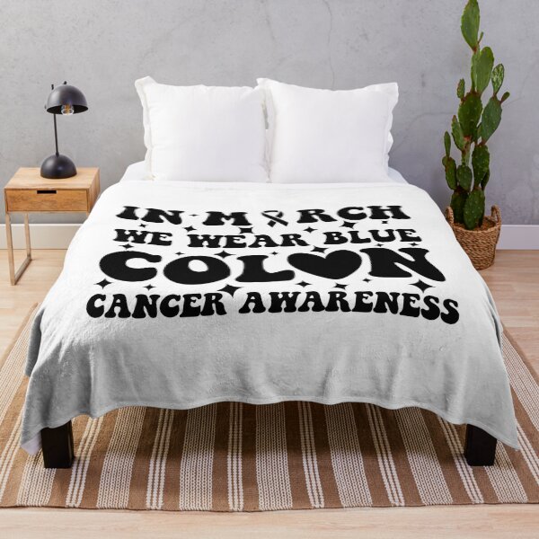 Item preview, In March We Wear Blue For Colon Cancer Awareness Heart designed and sold by BLZART.