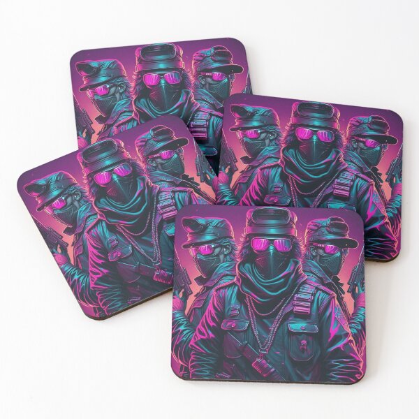 Item preview, Retro Synthwave Cyberpunk Street Gang 80s designed and sold by RESToRAPTOR.