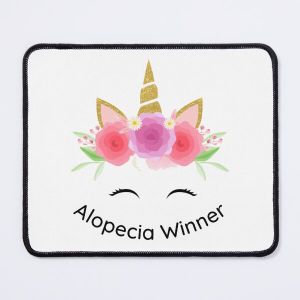 Item preview, Unicorn - Cute Alopecia and Hair Loss Support Gift designed and sold by Winning Alopecia.