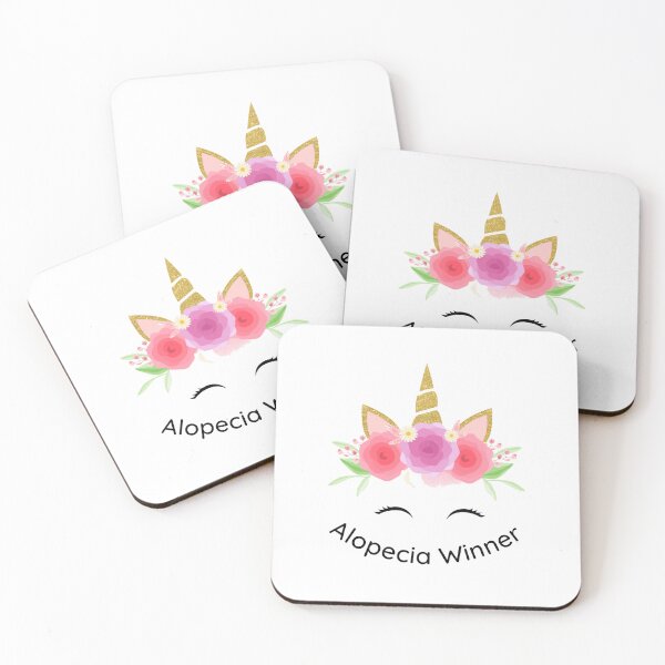 Item preview, Unicorn - Cute Alopecia and Hair Loss Support Gift designed and sold by Winning Alopecia.