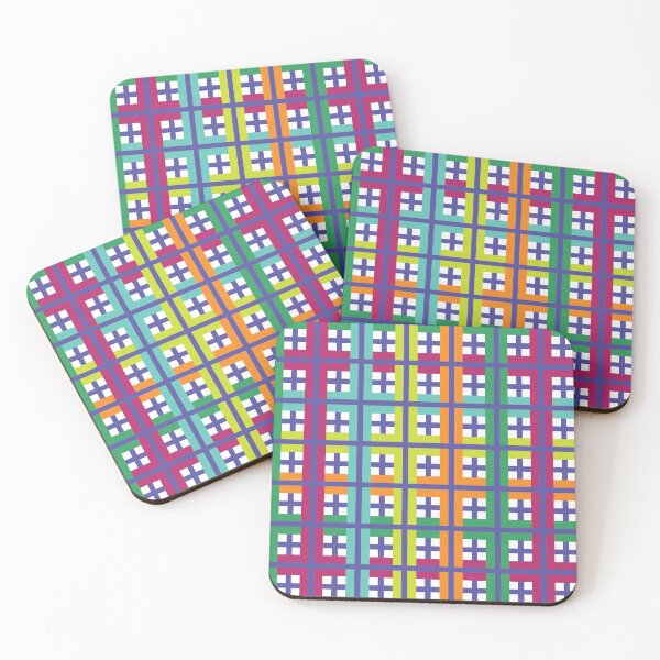 Item preview, Colorful Checkered pattern designed and sold by kallyfactory.