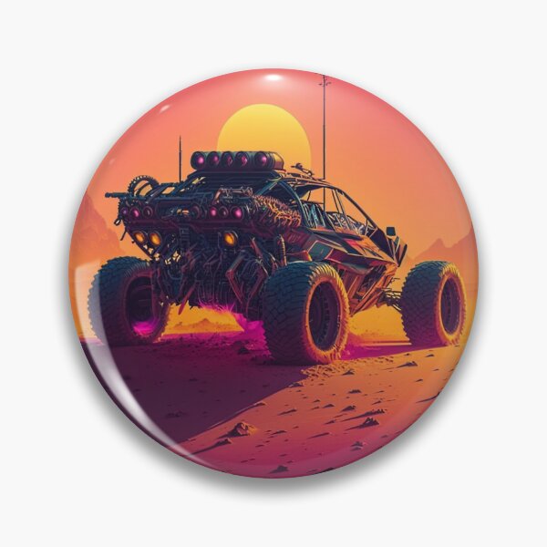 Item preview, Retro Synthwave Buggy Desert Racing 80s designed and sold by RESToRAPTOR.