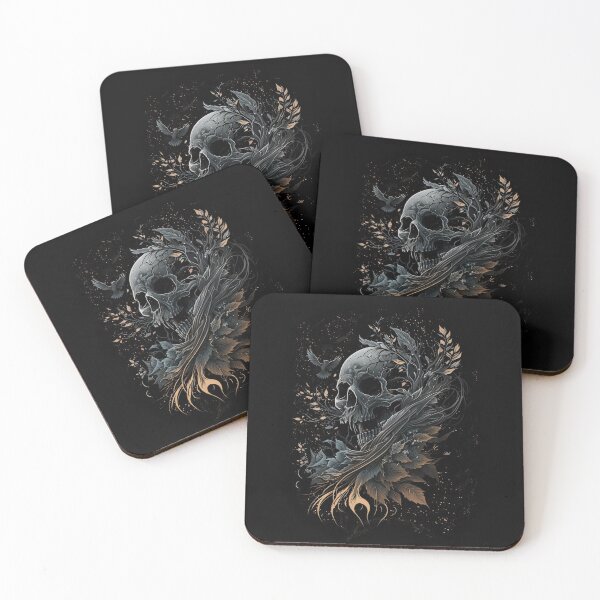 Item preview, Skull and Gold  designed and sold by Samantha Martens.