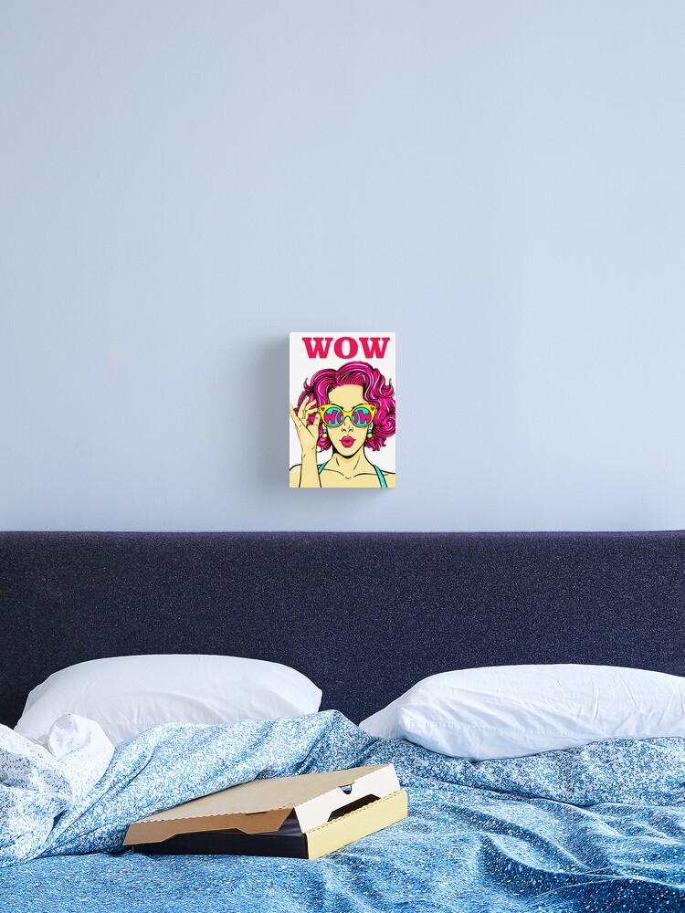 Pop girl wow Canvas Print for Sale by joylandfun