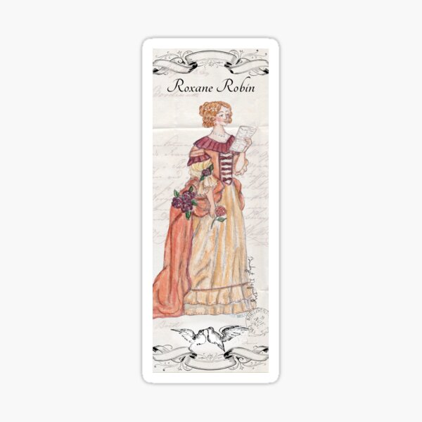 Roxane Cyrano de Bergerac Bookmark Sticker