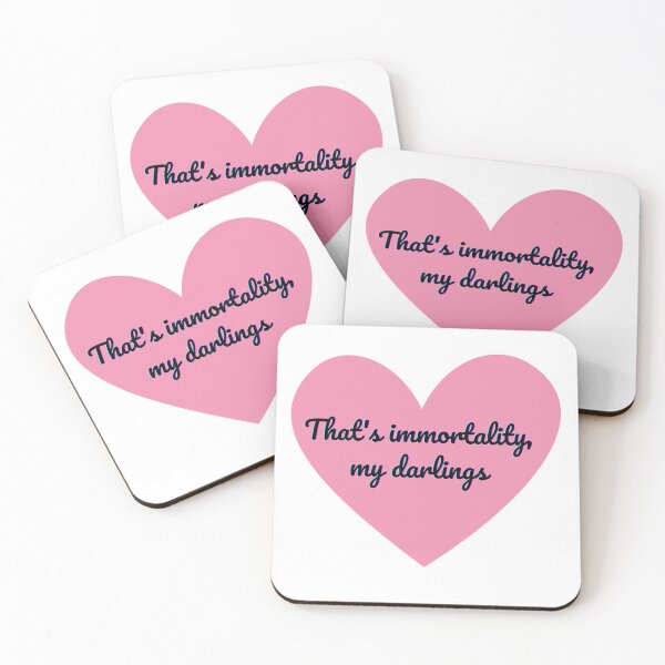Item preview, That's immortality, my darlings (love heart) designed and sold by EventideDesigns.