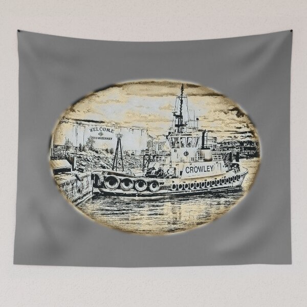 Item preview,  Crowley tugboat of Foss Tugboat in the Puget Sound Designed 3 designed and sold by Jason Mosley.