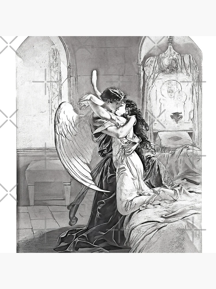 Thumbnail 4 of 4, Clock, Romantic Encounter designed and sold by scrolla.