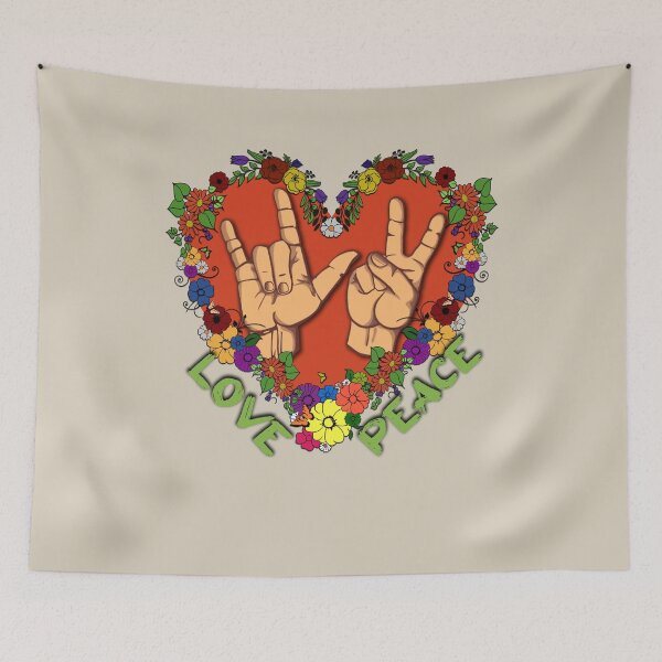 Item preview, Love Peace , American Sign Language Gift designed and sold by Tamarage.