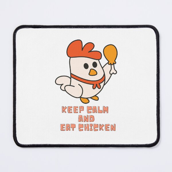 Item preview, Keep Calm and Eat Chicken Cartoon Wing Funny designed and sold by GSquaredDesigns.