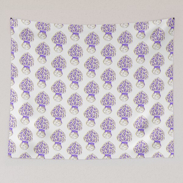Item preview, Mesh acid neon purple and yellow mushroom designed and sold by MalkyTea.