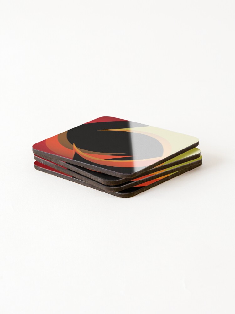 Thumbnail 4 of 5, Coasters (Set of 4), The Point Of Color designed and sold by RGSMOOTHFINGER.