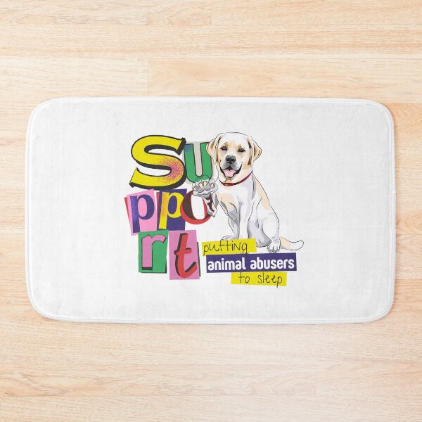 Item preview, I Support Putting Animal Abusers to Sleep Ransom designed and sold by GSquaredDesigns.