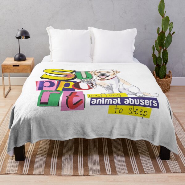 Item preview, I Support Putting Animal Abusers to Sleep Ransom designed and sold by GSquaredDesigns.
