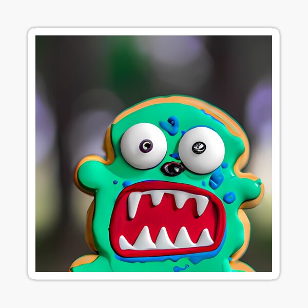 zombie cookies Sticker