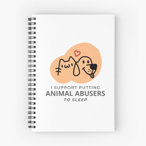 Item preview, I Support Putting Animal Abusers to Sleep Love designed and sold by GSquaredDesigns.