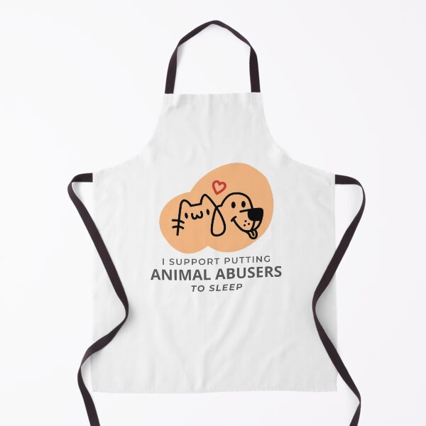 Item preview, I Support Putting Animal Abusers to Sleep Love designed and sold by GSquaredDesigns.