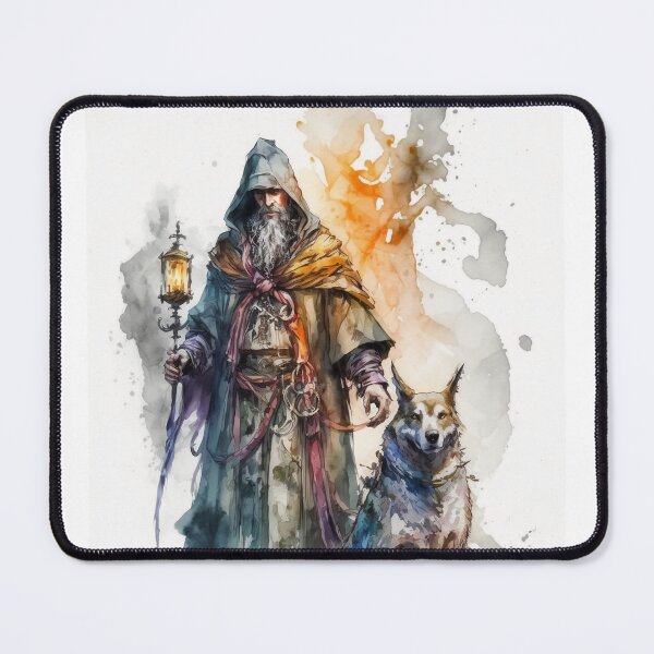 Item preview, The Wolf and the Wizard designed and sold by TheDigitalAnvil.