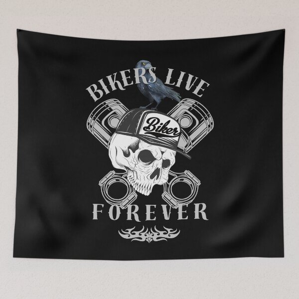 Item preview, Bikers live forever designed and sold by Sweet-Tees-plz.