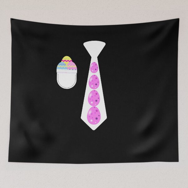 Item preview, Easter egg tie funny Easter tie costume with suit pocket Easter enthusiasts designed and sold by Artstastic.