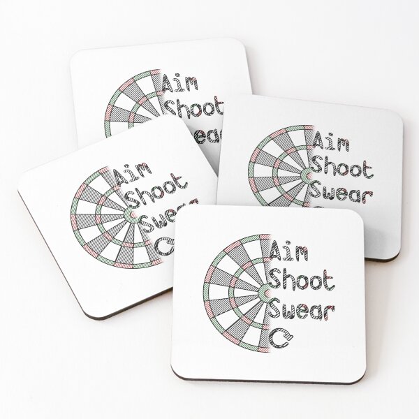 Item preview, Aim Shoot Swear Repeat - Darts Player Gift designed and sold by CourtOfApparel.