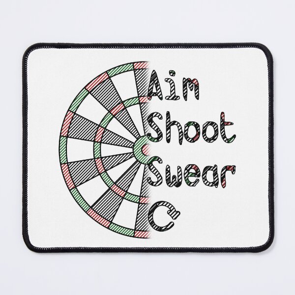 Item preview, Aim Shoot Swear Repeat - Darts Player Gift designed and sold by CourtOfApparel.